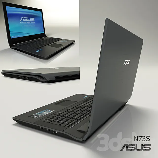Asus N73s 3D Model