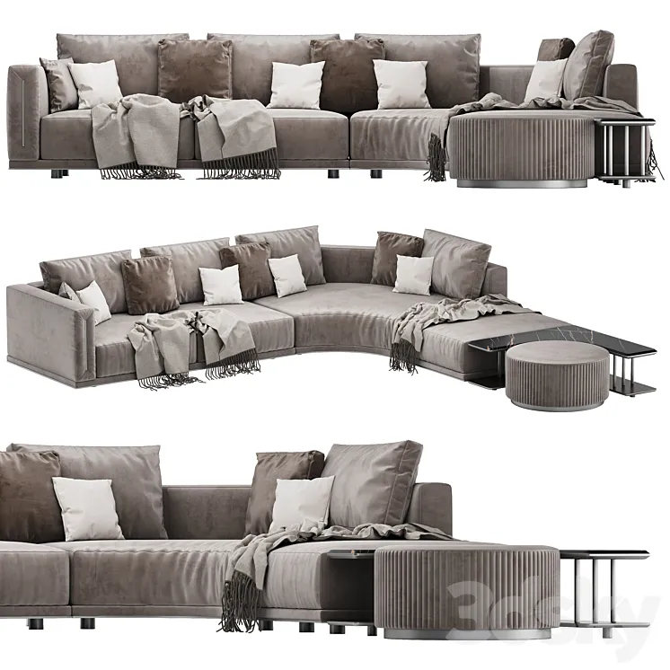 Atar Longhi corner modular 2 3D Model Free Download Atar Longhi corner modular 2 3D Model Free Download