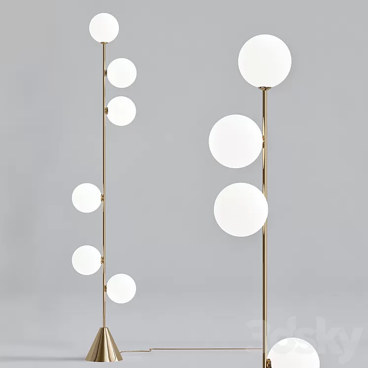 Atelier Areti Floor Lamp 3D Model Atelier Areti Floor Lamp 3D Model