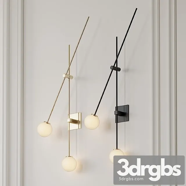 Atelier de troupe tempo wall sconce 3D Model Download