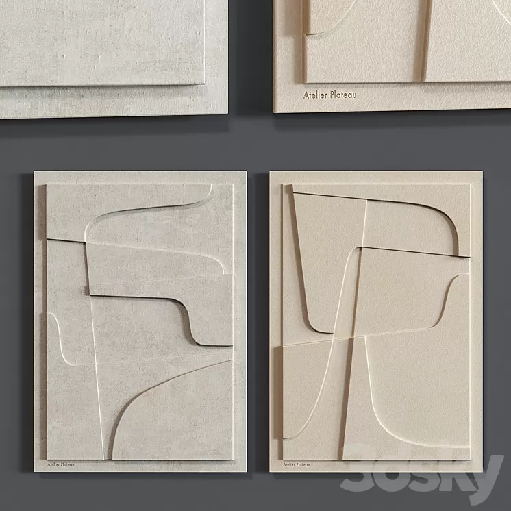 Atelier Plateau. Relief 7 3D Model