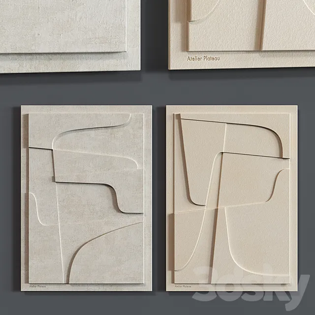 Atelier Plateau. Relief 7 3DModel