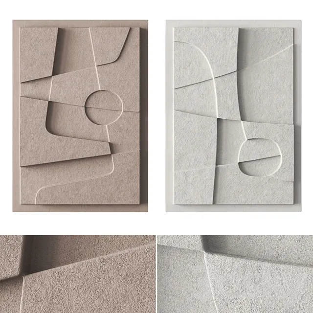 Atelier Plateau relief artwork 3DModel