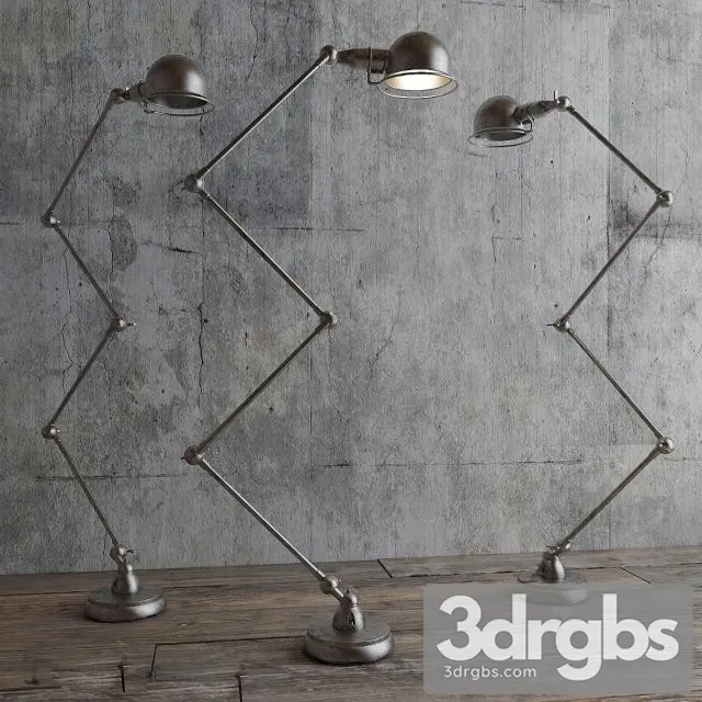 Atelier Scissor Task Floor Lamp 3D Model Download