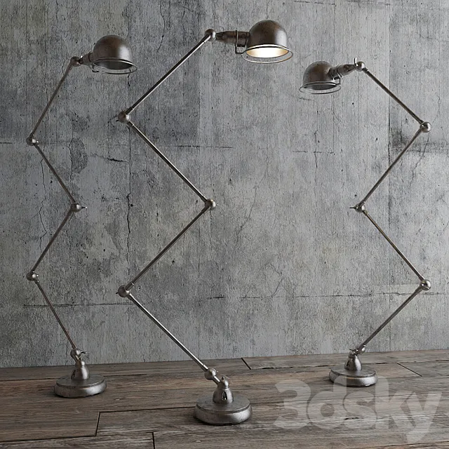 ATELIER SCISSOR TASK FLOOR LAMP 3DModel ATELIER SCISSOR TASK FLOOR LAMP 3DModel