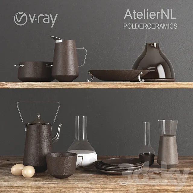 AtelierNL Polderceramics 3D Model