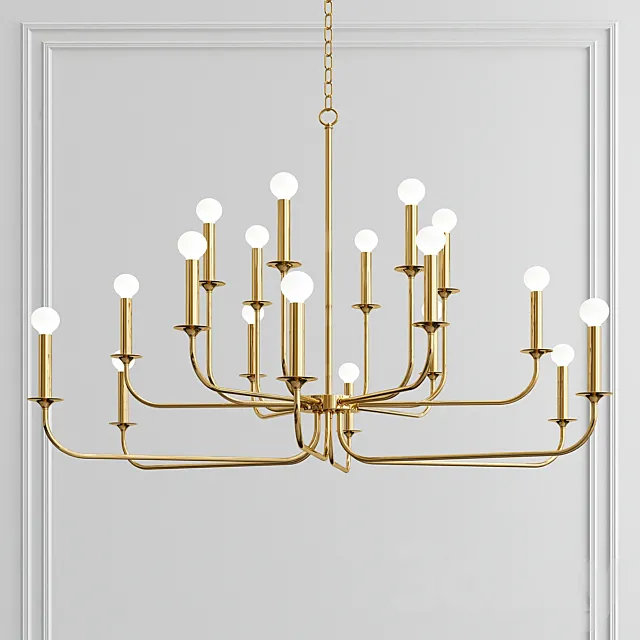 Ateriors Breck 2-tier Chandelier 3D Model