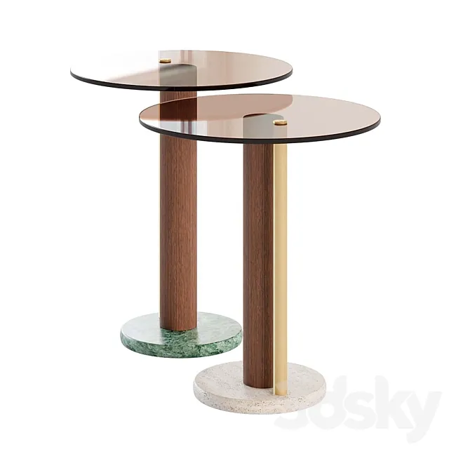 ATHENA SET OF 2 COFFEE TABLES 3D Model ATHENA SET OF 2 COFFEE TABLES 3D Model