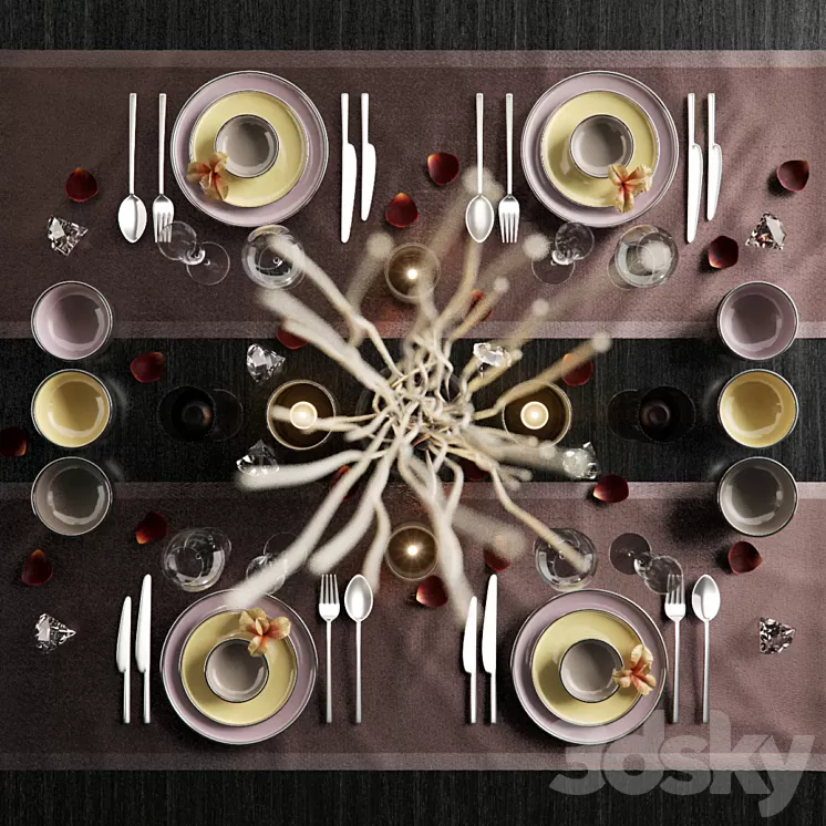 Athezza Ware Set 3D Model