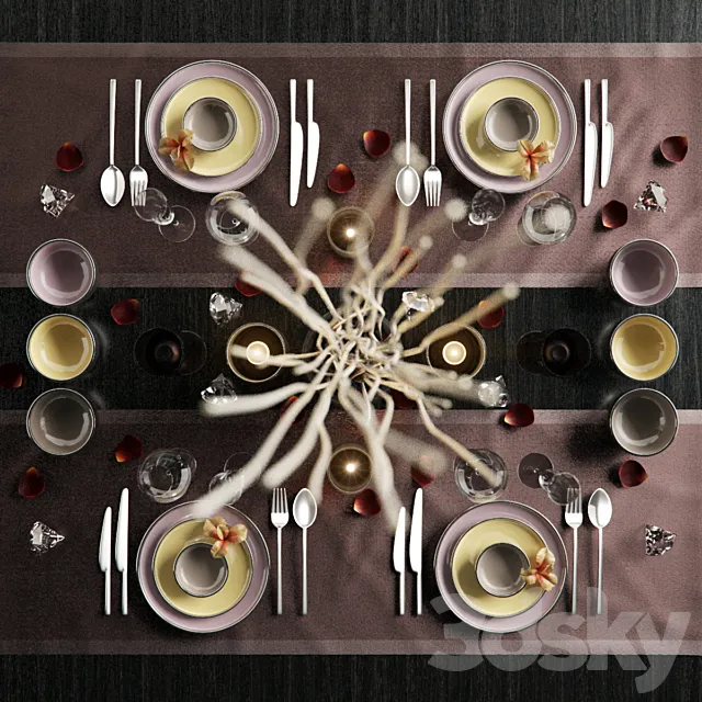 Athezza Ware Set 3DModel Athezza Ware Set 3DModel