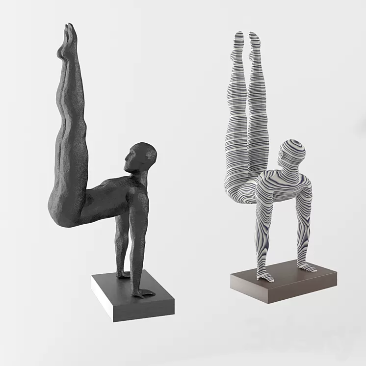 Athlete figurine 3D Model