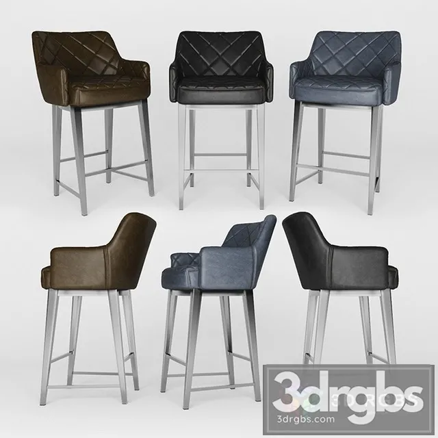 Atlantic Shopping Mason Bar Stool 3D Model Download