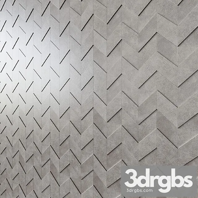 Atlas Concorde Dwell Dekor Chevron 3d Keramicheskaia Plitka Mozaika Vstavki 3D Model Download