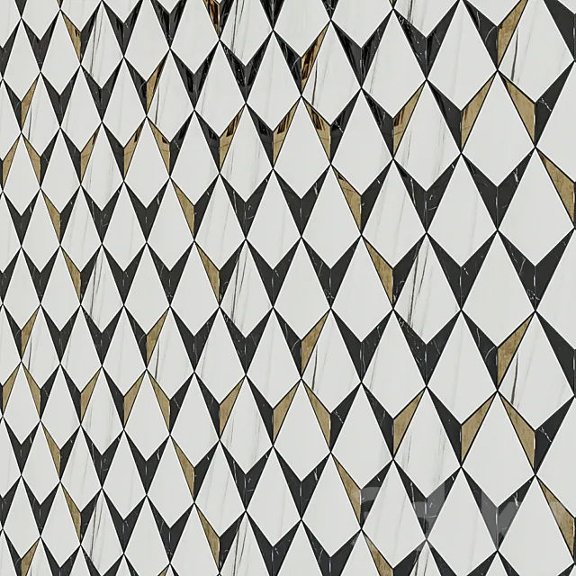 ATLAS CONCORDE MARVEL DREAM Diamonds Bianco 3D Model