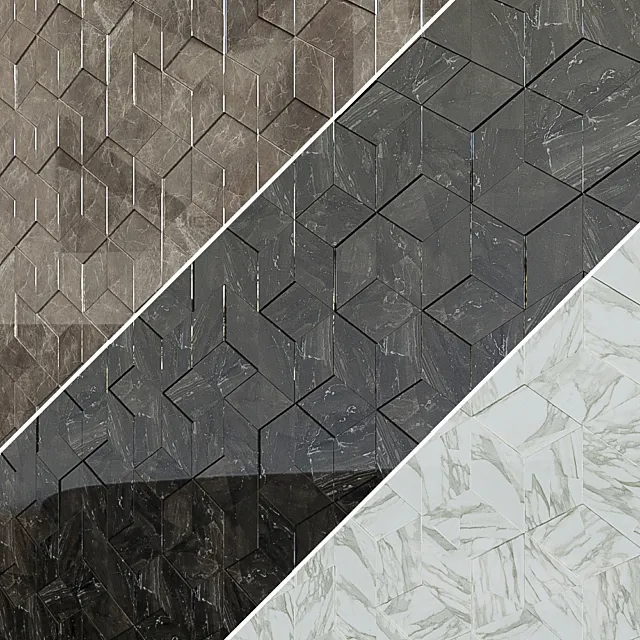 ATLAS CONCORDE MARVEL EDGE Mosaico 3D 3D Model ATLAS CONCORDE MARVEL EDGE Mosaico 3D 3D Model