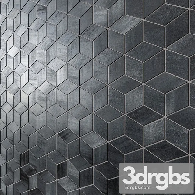 Atlas Concorde Mek Mosaico Esagono 4 Varianta Keramicheskaia Plitka Mozaika Vstavki 3D Model Download