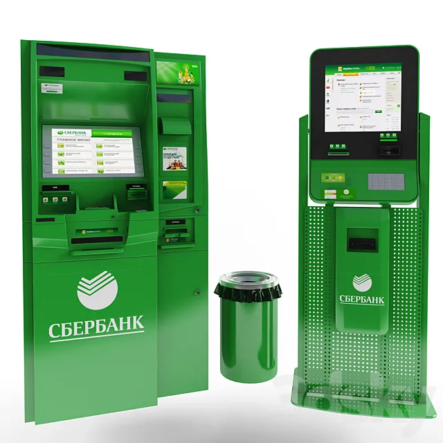 ATM and terminal 3DModel ATM and terminal 3DModel