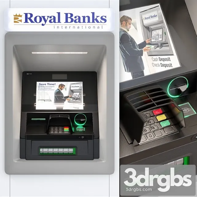 Atm machine. terminal. exterior 3D Model Download Atm machine. terminal. exterior 3D Model Download