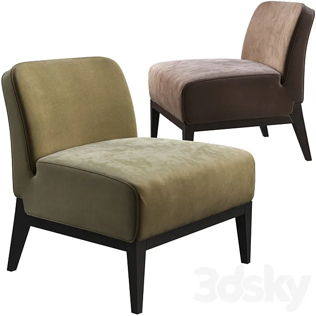 Atmchair Montbel Opera 3D Model