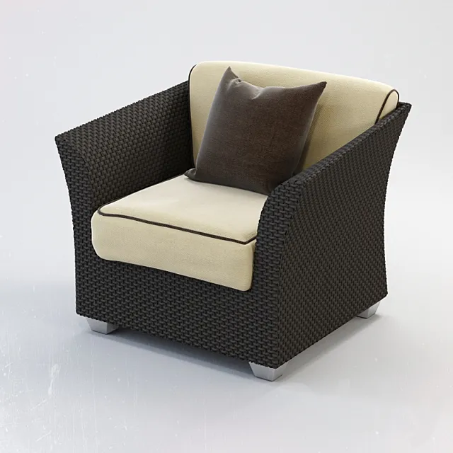 ATMOSPHERA Barbados chair 3D Model ATMOSPHERA Barbados chair 3D Model
