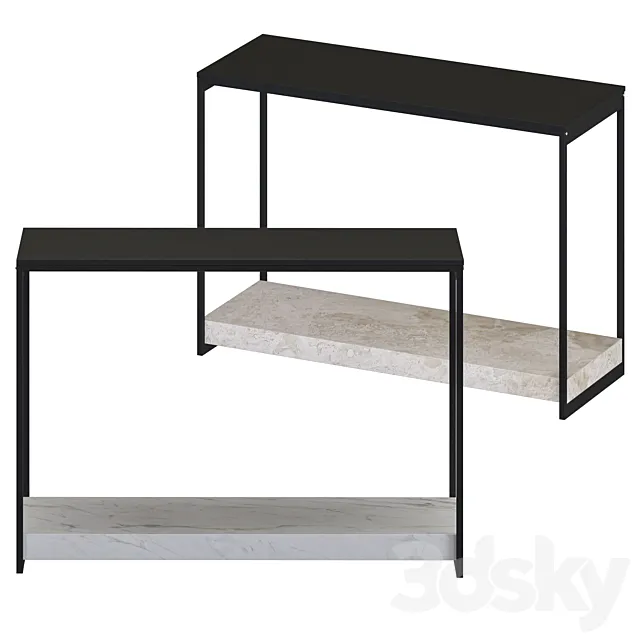 Atmosphera marble console table 3DModel
