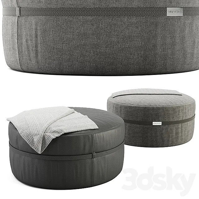 ATMOSPHERA Ponente Coffee Table pouf 3DModel ATMOSPHERA Ponente Coffee Table pouf 3DModel