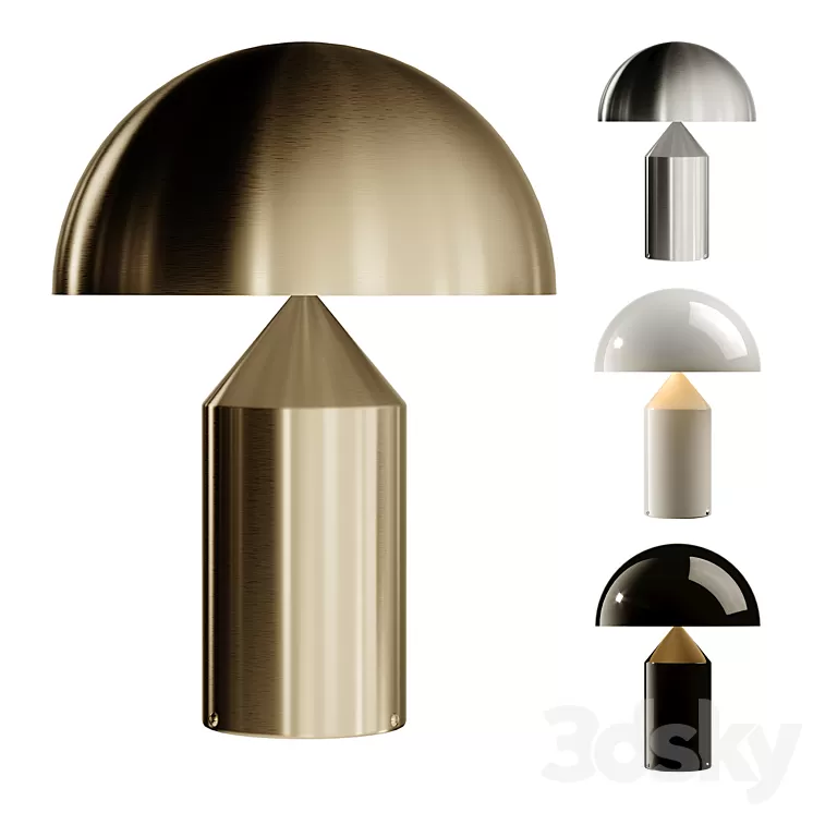 Atollo metal 3D Model Atollo metal 3D Model