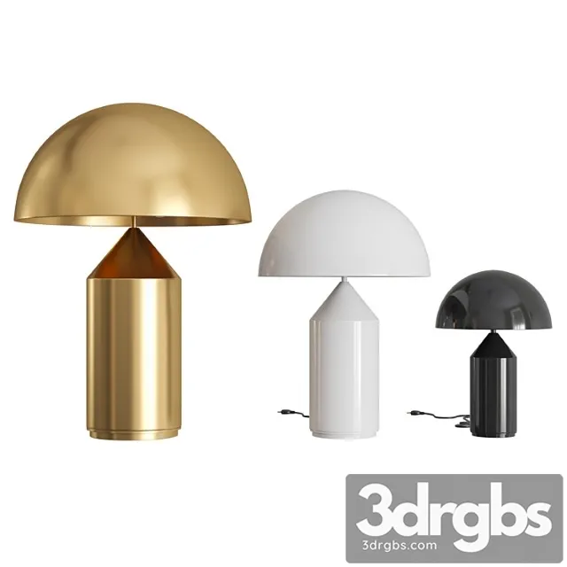 Atollo Metal Table Lamp 3D Model Download