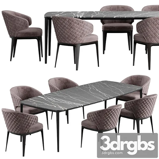 Atom Stul Poliform Henry Stol 3D Model Download