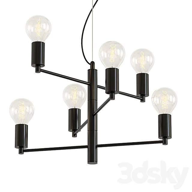 Atomium black 3D Model