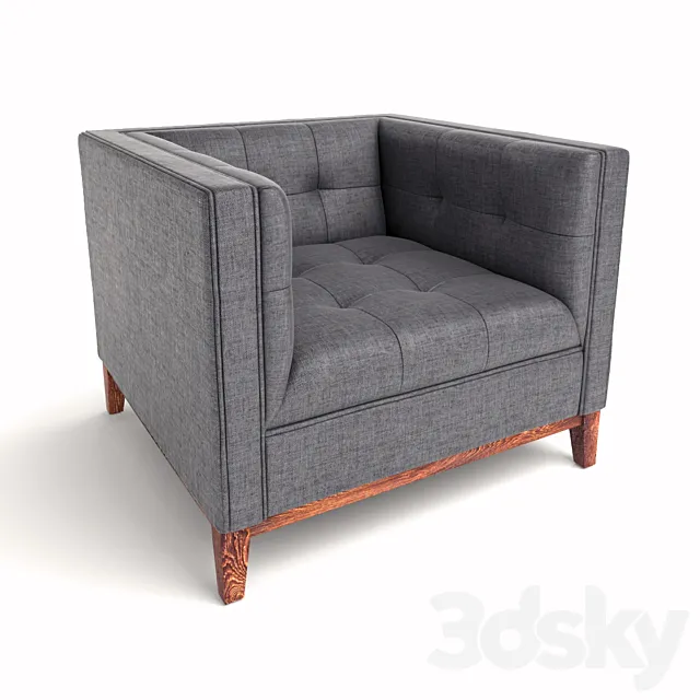 Atwood chair by Gus Modern 3D Model