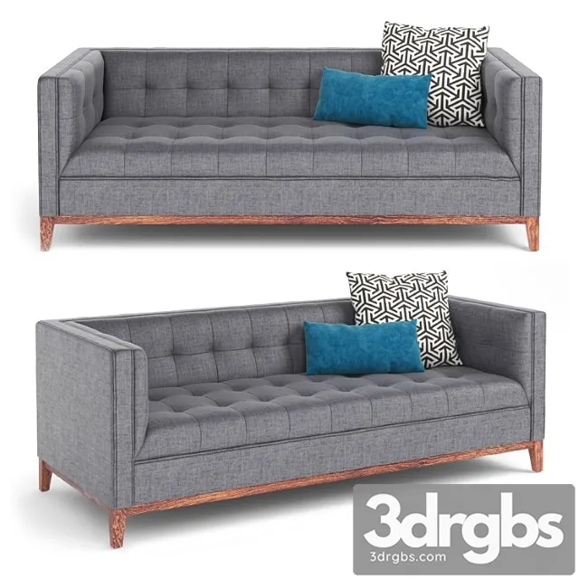 Atwood Sofa By Gus Modern 3D Model Download Atwood Sofa By Gus Modern 3D Model Download