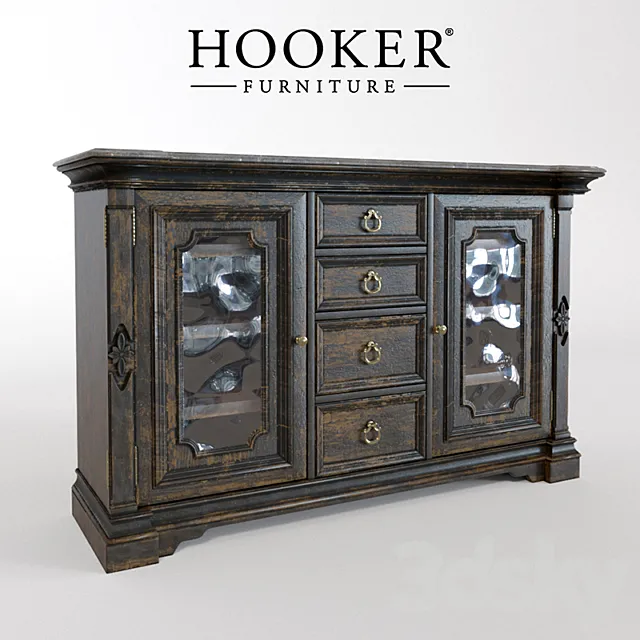 Auberose Bar Cabinet 3DModel Auberose Bar Cabinet 3DModel