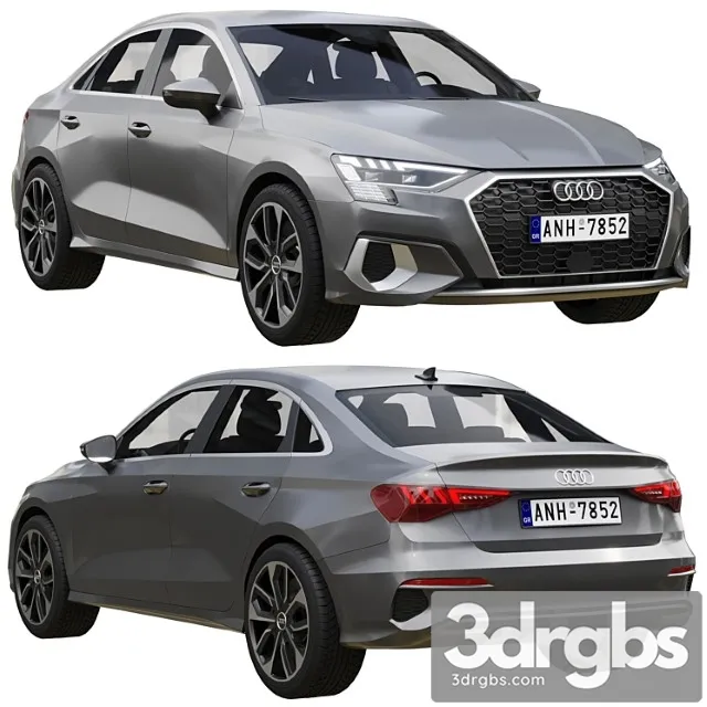 Audi a3 limousine 2021 3D Model Download