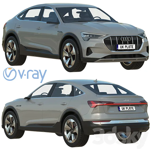 Audi e ‑ tron Sportback 3D Model