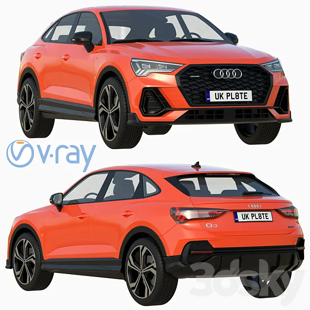 Audi Q3 Sportback 2020 3D Model
