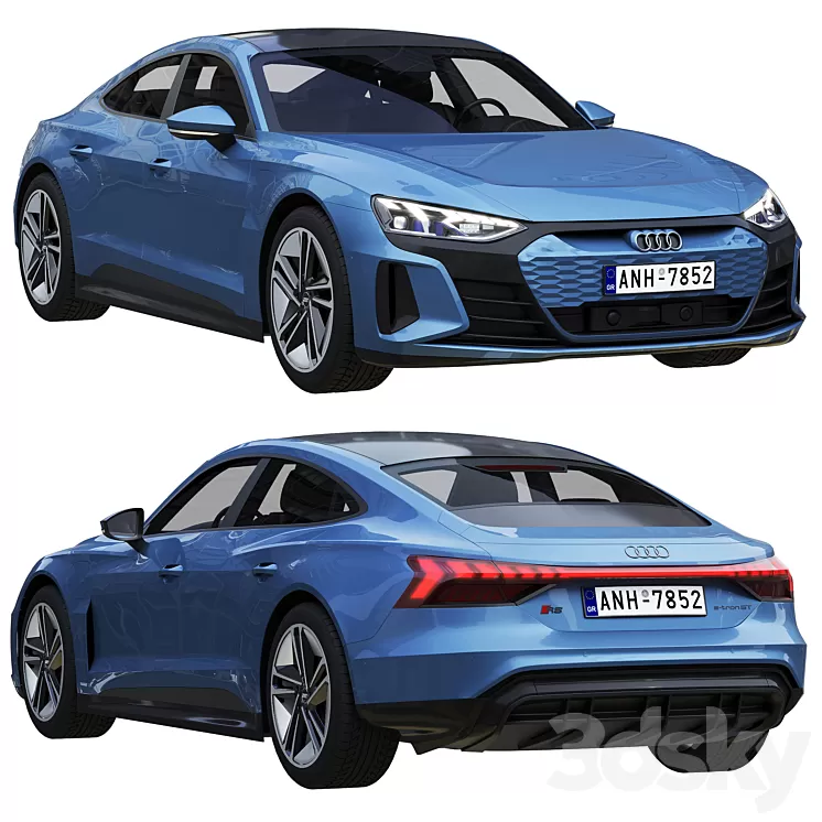 Audi RS e-tron GT 3D Model