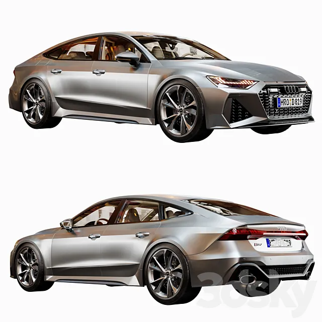 Audi RS7 Sportback 2020 3DModel