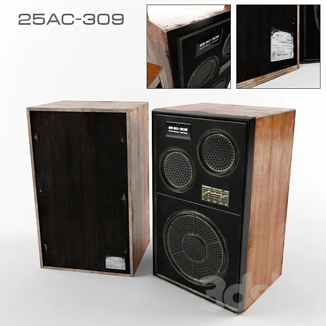 Audio system 25AS-309 3D Model