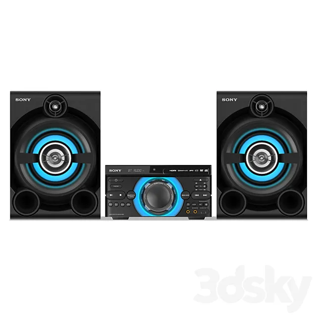 Audio system Sony MHC-M60D 3DModel