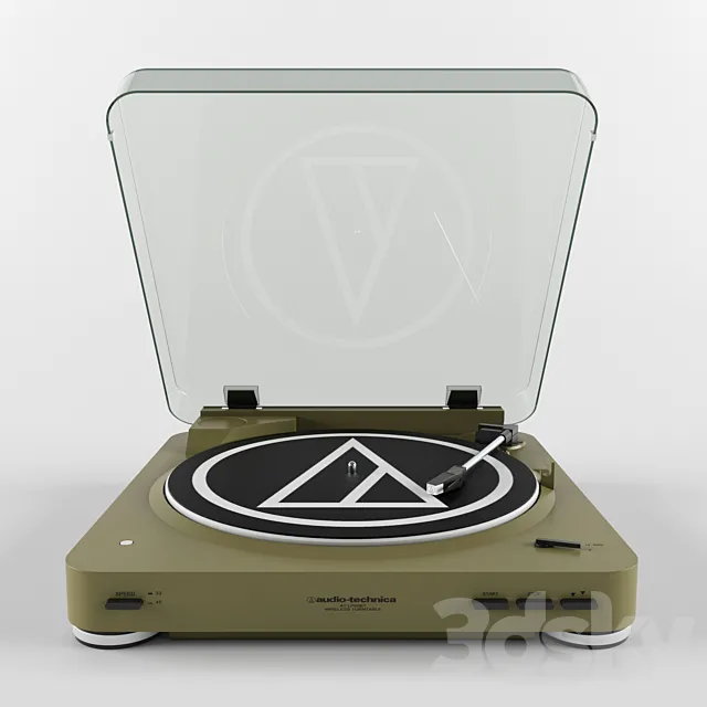 Audio technica turntable 3D Model