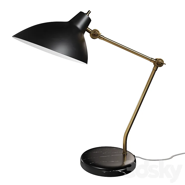 Audrey Coulee desk lamp 3D Model Free Download Audrey Coulee desk lamp 3D Model Free Download