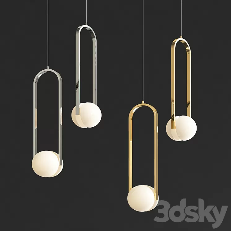 Audrey Pendant Light 3D Model Audrey Pendant Light 3D Model