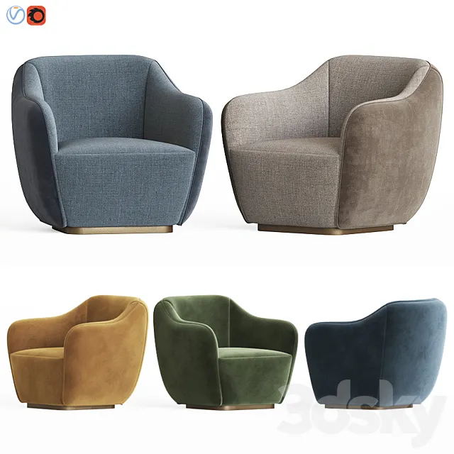 Audrey S Armchair Capitalcollection 3D Model