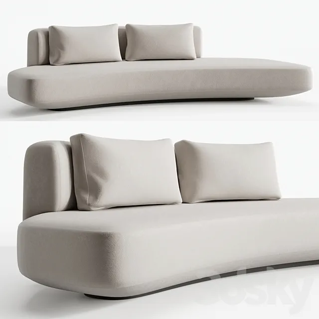 Audrey sofa 270 by Gallotti Radice 3DModel