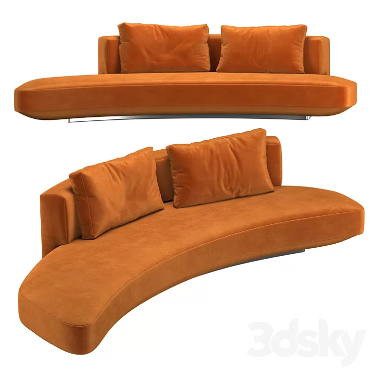 Audrey sofa 3D Model Free Download