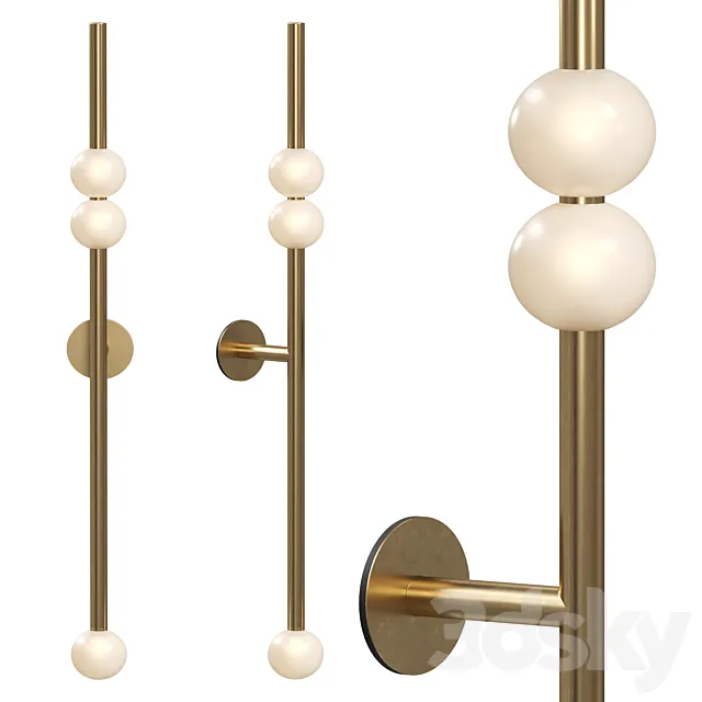 Auhaus Sconce by Giffin Design 3D Model