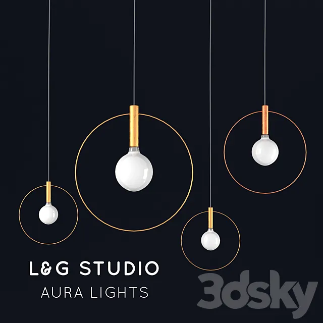 Aura light lamp 3DModel