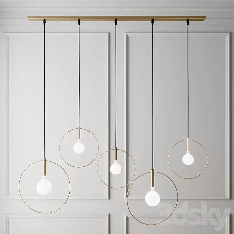 Aura Linear 5 piece 3D Model Aura Linear 5 piece 3D Model