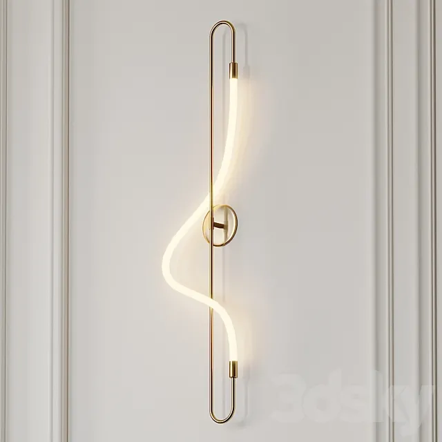 Aura Sconce by Luke Lamp Co 3D Model